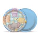 Prato Redondo Cromus 18cm Bichinhos Baby C/8 Unids