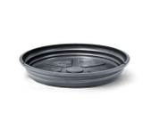 Prato Redondo Para Plantas Preto 22cm de Diâmetro