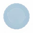 PRATO REDONDO RASO PORCELANA AZUL 27cm CROMUS
