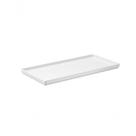 Prato Retangular 27x13x1,5cm Branco Uno Coza 27 X 13 X 1,5 Cm Branco Coza