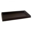 Prato Retangular para Vaso 75 Japi Marrom Prato Retangular para Vaso 75 Japi Marrom