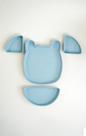 Prato Silicone Bebe Ursinho Com Divisórias Removíveis Pippo