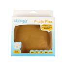 Prato Silicone Leão Marinho com Ventosa Mostarda (+6m) Clingo