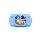 Prato Silicone Portátil Azul Bebê SN19072
