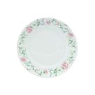 Prato Sobremesa 19 cm Porcelana Real by Schmidt - Dec. Tereza 2347
