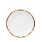 Prato Sobremesa 19cm Porcelana Fio de Ouro 6un Paddy Wolff Prato Sobremesa 19cm Porcelana Fio de Ouro 6un Paddy Wolff