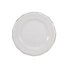 Prato Sobremesa 19cm Porcelana Schmidt - dec. Filetado Prata Pomerode 0012 Prato Sobremesa 19cm Porcelana Schmidt - dec. Filetado Prata Pomerode 0012