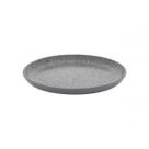 Prato Sobremesa 20 cm Cerâmica Flat Gray Oxford