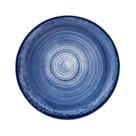 Prato Sobremesa 21cm Esfera Azul Porcelana Decorada Schmidt