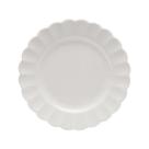 Prato Sobremesa 22 cm Flora Camélia Branco Oxford Mesa Posta