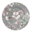 Prato Sobremesa Cerâmica Flores Sakura By Kika Sato Alleanza 20cm