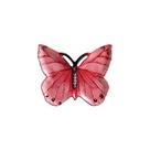 Prato Sobremesa Ceramica Relevado Rosa Butterfly Scalla - Unidade