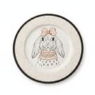 PRATO SOBREMESA COELHO BRANCO 19cm TOK DA CASA PRATO SOBREMESA COELHO BRANCO 19cm TOK DA CASA