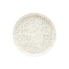 Prato Sobremesa Em Cerâmica Flat Chuvisco 20cm Oxford