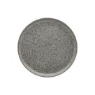 Prato Sobremesa Em Cerâmica Flat Gray 20cm Oxford