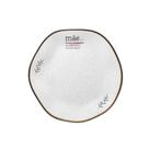 Prato Sobremesa Em Porcelana Ryo Raízes 21,5cm Oxford - Exclusivo