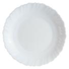 Prato Sobremesa Luminarc Feston Vidro Temperado Branco 6Pçs