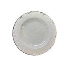 Prato Sobremesa Melamina Cor Creme 21cm Material Que Não Quebra P/ Bolos/Tortas Luxo Gourmet Bege