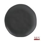 Prato Sobremesa orgânico Preto Matte 19,5cm