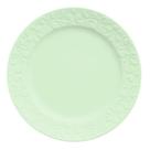 Prato Sobremesa Tassel Relevo Porcelana Verde Germer