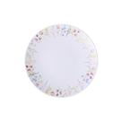 Prato Sobremesa Tramontina Artemis em Porcelana Decorada 21 cm Prato Sobremesa Tramontina Artemis em Porcelana Decorada 21 cm