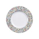 Prato Sobremesa Tramontina Dalina em Porcelana Decorada 21 cm