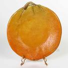 Prato Sobremesa Zanatta Cerâm.Laranja Baiana 22cm Artesanal