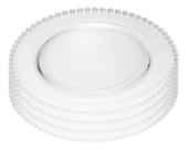 Prato Wolff Pearl De Cristal Incolor 28 Cm