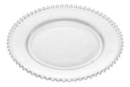 Prato Wolff Pearl De Cristal Incolor 28 Cm