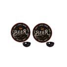 Pratos Beer Mini Tigelas Bowl Molheira Kit Cerveja Presente 4un