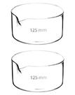 Pratos de cristalização QWORK 500mL Borosilicato 3.3 Glass, pacote com 2 unidades