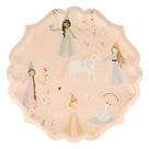 Pratos de festa Meri Meri Princess Theme, 23 cm, pacote com 8