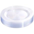 Pratos de jantar BUCALA de plástico transparente descartáveis 30 unidades x 26 cm