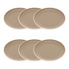 Pratos De Melamina Grande 27cm Rasos Para Refeição Recheada