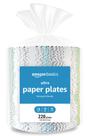Pratos de papel Amazon Basics Ultra 23 cm (880 unidades) (4x220)
