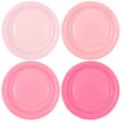 Pratos de papel Breroa Gradient Pink 18cm 72 peças