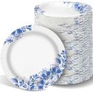Pratos de papel Charmount Large Blue 10 polegadas 300 unidades