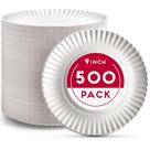 Pratos de papel descartáveis Alitte 23cm 500 Count