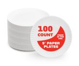 Pratos de papel Hygloss Products 69109 9 polegadas 100 unidades Pratos de papel Hygloss Products 69109 9 polegadas 100 unidades