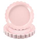 Pratos de papel NatNarr Pink 23 cm descartáveis 30 unidades Pratos de papel NatNarr Pink 23 cm descartáveis 30 unidades