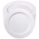 Pratos de plástico BUCLA 100PCS 26 cm de jantar descartável branco