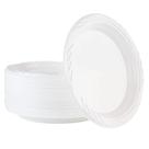 Pratos de plástico descartáveis PLASTICPRO 7 polegadas 100 unidades