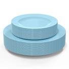 Pratos de plástico descartáveis POSATE Baby Blue 60 unidades