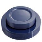 Pratos de plástico FLOWERCAT Blue 60 unidades (30 para jantar, 30 sobremesas)