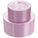 Pratos de plástico WDF Pink 200PCS Rose Gold Glitter para festa Pratos de plástico WDF Pink 200PCS Rose Gold Glitter para festa