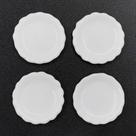 Pratos de prato em miniatura Odoria 1/12 Dollhouse Decoration x4 Pratos de prato em miniatura Odoria 1/12 Dollhouse Decoration x4