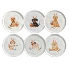 Pratos de Sobremesa Bio Doguinhos 21,5cm 6 pçs Porto Brasil