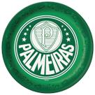 Pratos Descartáveis de Papel para Aniversário Comemoração - Palmeiras - 8 Unidades - Festcolor