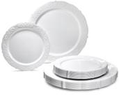 Pratos descartáveis OCCASIONS Vintage Wedding, pacote com 120