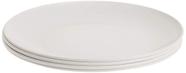 Pratos Nordic Ware Microwave Serveware 10 cm brancos (pacote com 4)